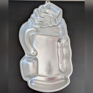 Vintage 1987 Silver Golf Bag Cake Pan